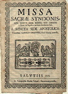Missa Sacrae Syndonis