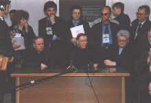 La conferenza stampa 1998